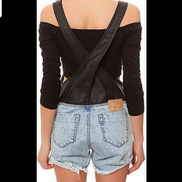 One teaspoon super freak overall shorts - Picture 2 of 14